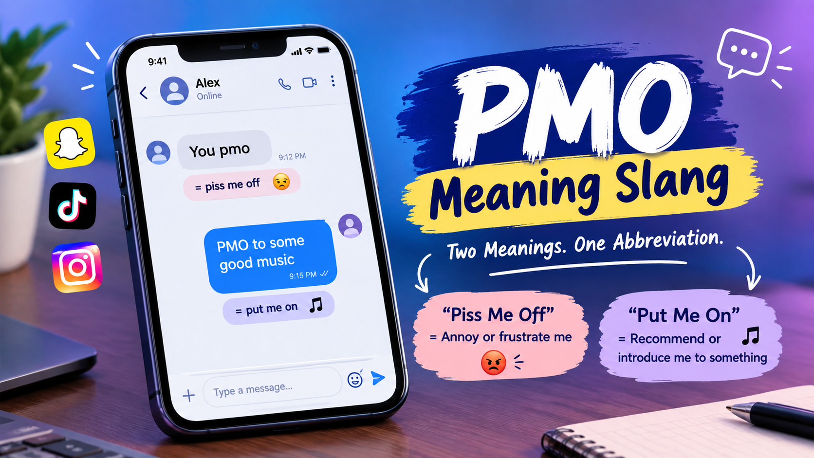 pmo meaning slang